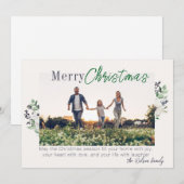 フラットホリデーカード シーズンカード (正面/裏面)