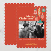 フラットホリデーカード シーズンカード (正面/裏面)