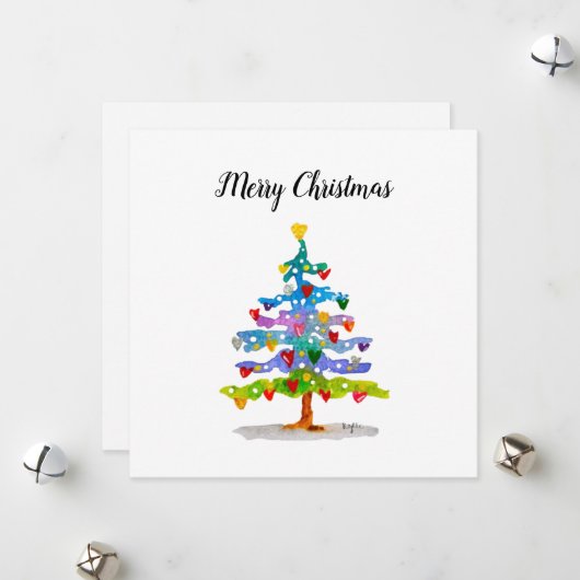 フラットホリデーカード シーズンカード (正面/裏面インサイチュ)