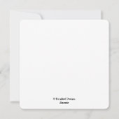 フラットホリデーカード シーズンカード (裏面)