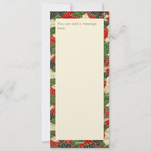 フラットホリデーカード シーズンカード (裏面)