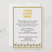 フラットホリデーカード シーズンカード (裏面)