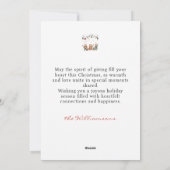 フラットホリデーカード シーズンカード (裏面)