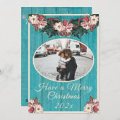 フラットホリデーカード シーズンカード (正面/裏面)