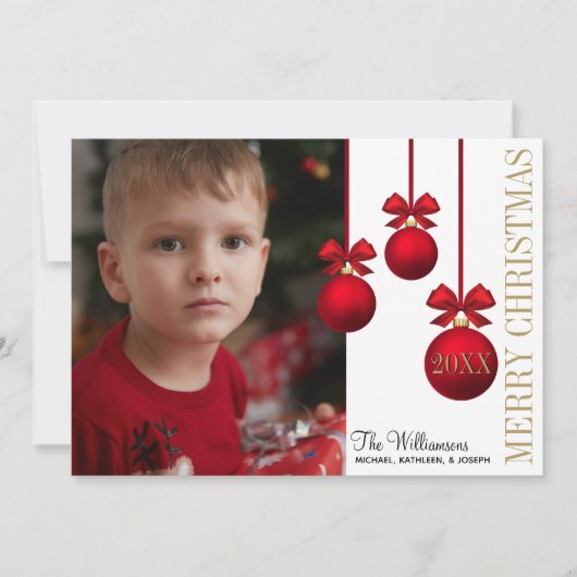 フラットホリデーカード シーズンカード (正面)