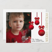 フラットホリデーカード シーズンカード (正面/裏面)