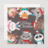 フラットホリデーカード シーズンカード (正面/裏面)