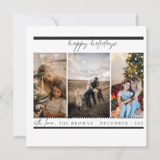 フラットホリデーカード シーズンカード