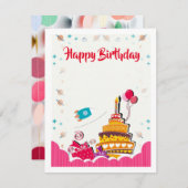 フラットホリデーカード シーズンカード (正面/裏面)