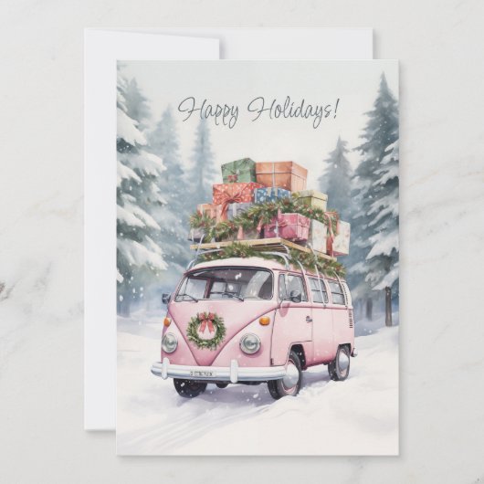 フラットホリデーカード シーズンカード (正面)