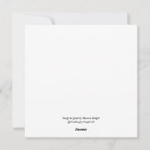 フラットホリデーカード シーズンカード (裏面)