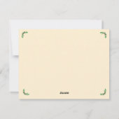 フラットホリデーカード シーズンカード (裏面)