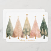 フラットホリデーカード シーズンカード (正面/裏面)