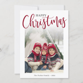 フラットホリデーカード シーズンカード