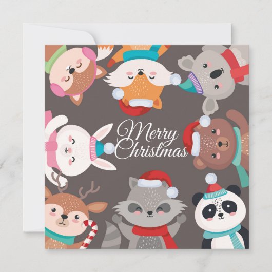 フラットホリデーカード シーズンカード (正面)