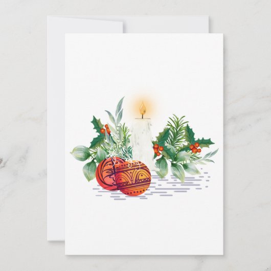 フラットホリデーカード シーズンカード (正面)