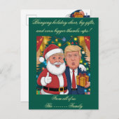 フラットホリデーカード シーズンポストカード (正面/裏面)