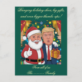 フラットホリデーカード シーズンポストカード