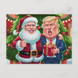 フラットホリデーカード シーズンポストカード