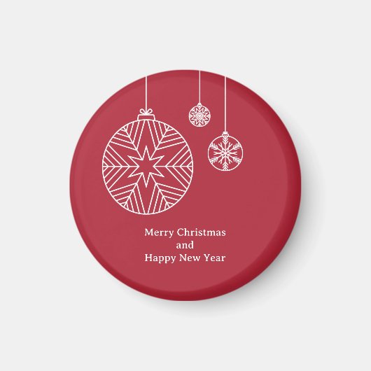 フラットホリデーカード マグネット (正面)