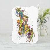 フラットホリデーグリーティングカード カード (スタンド正面)