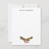 フラットホリデーフォトカード シーズンカード (裏面)