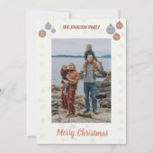 フラットホリデーフォトカード シーズンカード (正面)