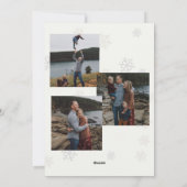 フラットホリデーフォトカード シーズンカード (裏面)