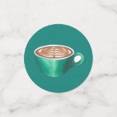 フラットホワイトラテカプチーノコーヒーショップハウスカフェ コンフェッティ (スモール正面)