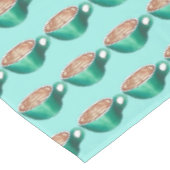 フラットホワイトラテカプチーノコーヒーショップハウスカフェ テーブルクロス (アングル)