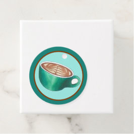 フラットホワイトラテカプチーノコーヒーショップハウスカフェ フェイバータグ
