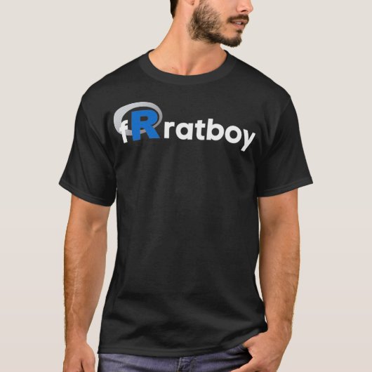 フラットボおもしろいーイ統計 Tシャツ (正面)