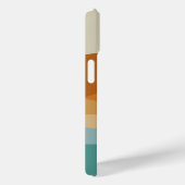 フラットボホ抽象芸術ランドスケープサンセットアンドマウンテンズ Case-Mate iPhoneケース (裏面 / 右)