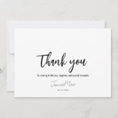 💍フラットミニマルエレガントリスト サンキューカード (正面)
