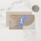 フラットミニマル招待状カード ノートカード (正面/裏面インサイチュ)