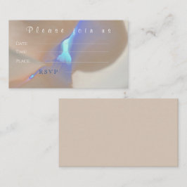 フラットミニマル招待状カード ノートカード