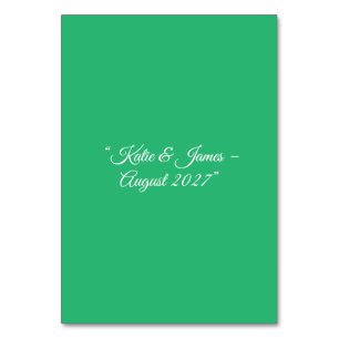 フラットミントグリーン結婚背景 – のデザイン テーブルナンバー