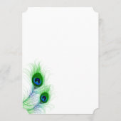 フラットメニューカードピーコック メニュー (裏面)