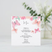 フラットメニューカード メニュー (スタンド正面)