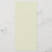 フラットメニューモダンミニマル結婚リスト書。 メニュー (裏面)