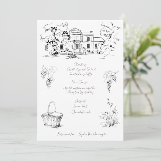 フラットメニュー メニュー (スタンド正面)