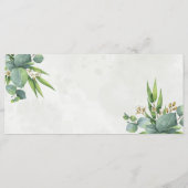 フラットメニュー メニュー (裏面)