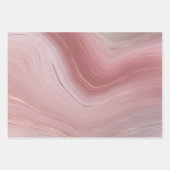 フラットラッピング紙3旋回バラ ラッピングペーパーシート (正面3)