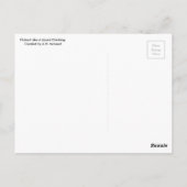 フラットリザードハガキ – フラットアースミーム ポストカード (裏面)