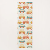 フラットレトロ車 ヨガマット (裏面)