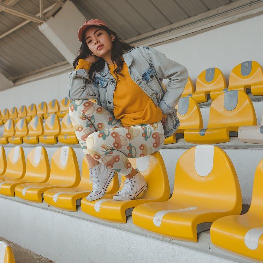 フラットレトロ車 レギンス