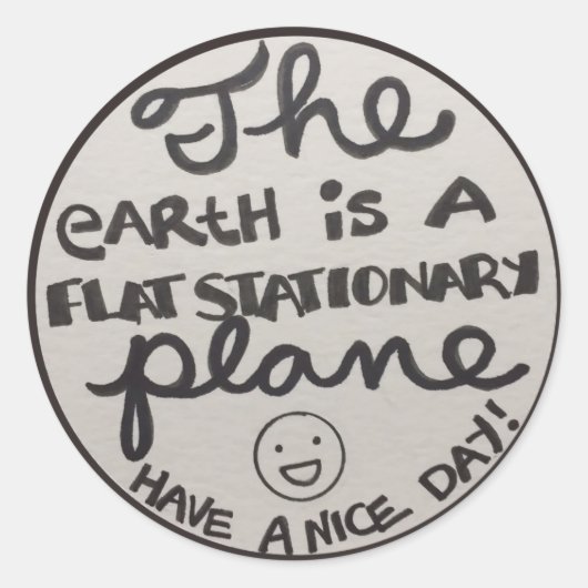 フラット固定飛行機 ラウンドシール (正面)