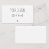 フラット座席表またはビュッフェラベルDIY印刷 名刺 (正面/裏面)