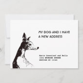 フラット引越しのお知らせ 案内状 (正面)