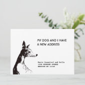 フラット引越しのお知らせ 案内状 (スタンド正面)